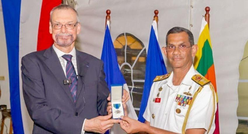 Rear Admiral Kumara Receives French Honour
